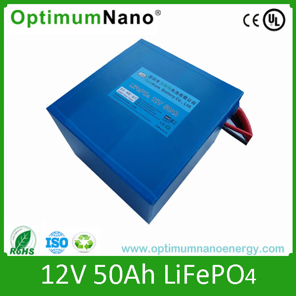 12V 50ah Lithium Iron Battery Pack for Solar PV System