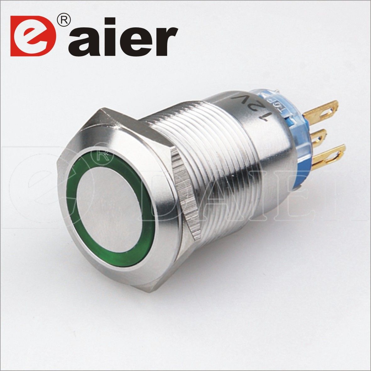 Anti Vandal 19mm Elevator Parts Mechanical Push Switch