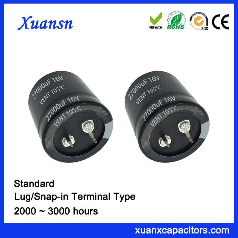 27000UF 16V Standard Snap-in Terminal Capacitor