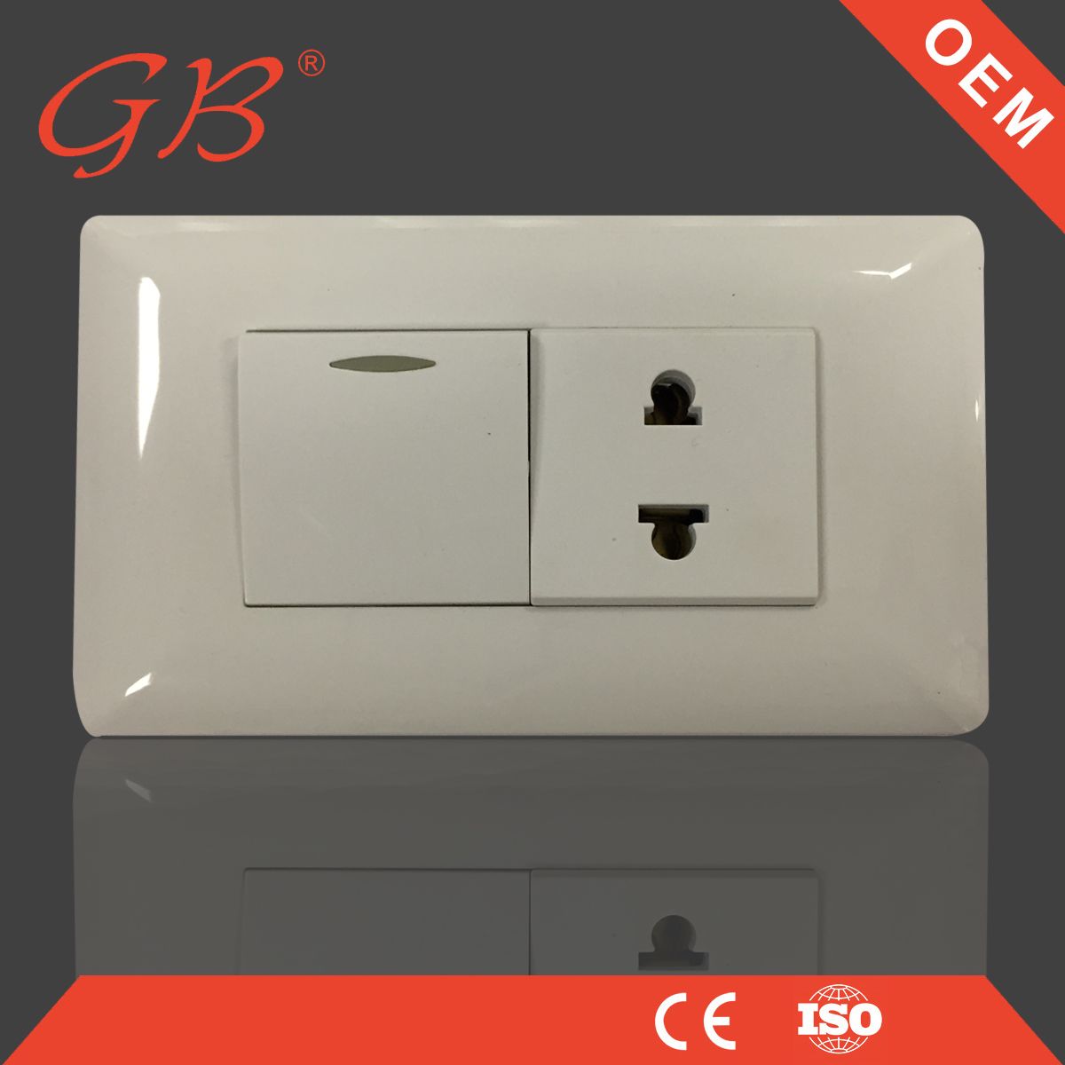 American Wall Socket and Switch Columbia Wall Socket