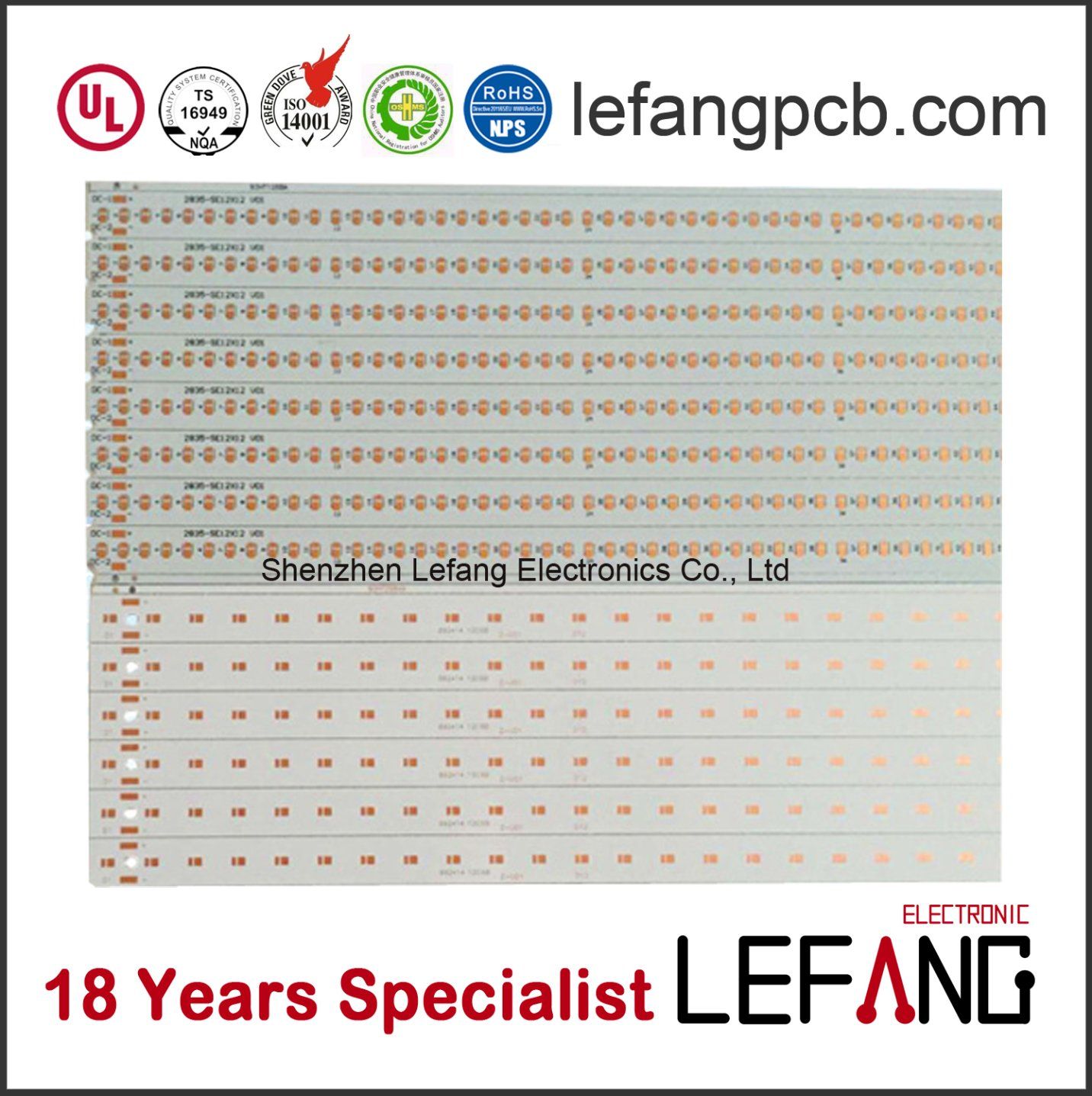 LED Circuit Board PCB with OSP Surface Treatment