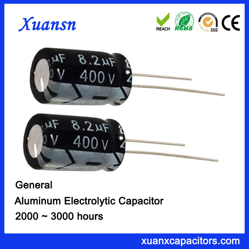 8.2UF 400V Aluminum Electrolytic Capacitor Sales