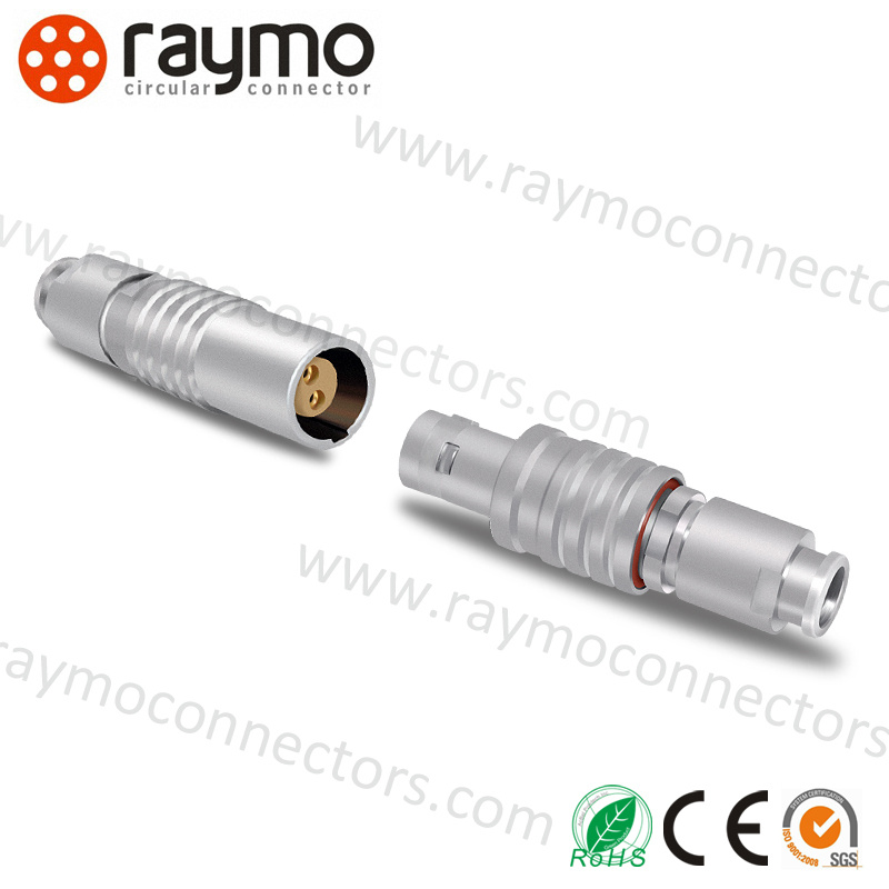 3 Pins Circular Push Pull Self-Locking Male Connector Compatible Lemo