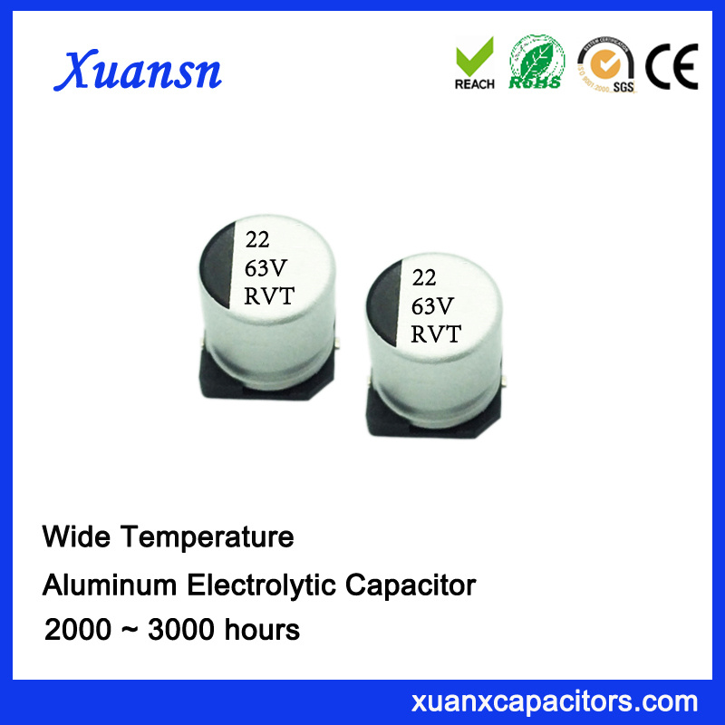 22UF 63V Standard SMD Aluminum Electrolytic Capacitor