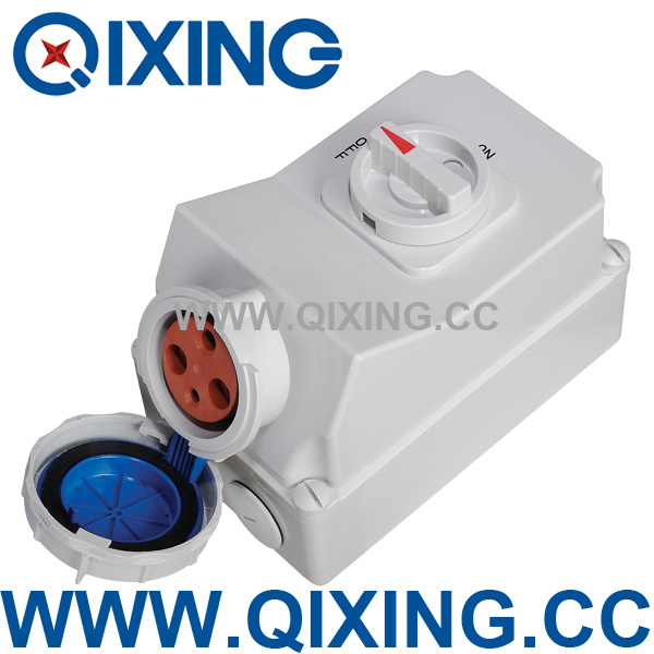 IEC60309-2 Industrial Socket with Switch (QX5911)