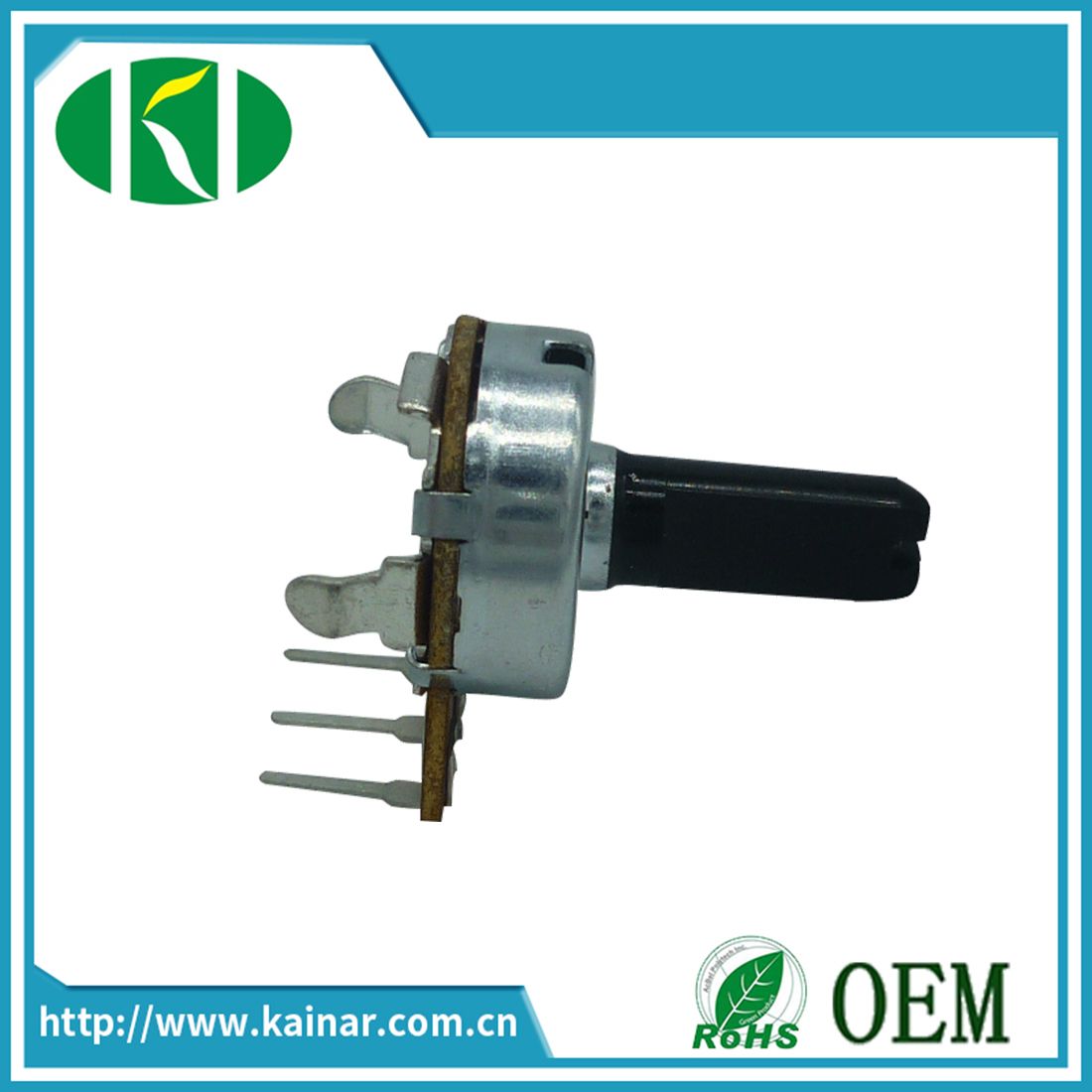 17mm B504 Rotary Potentiometer with Plastic Shaft Wh0171-1