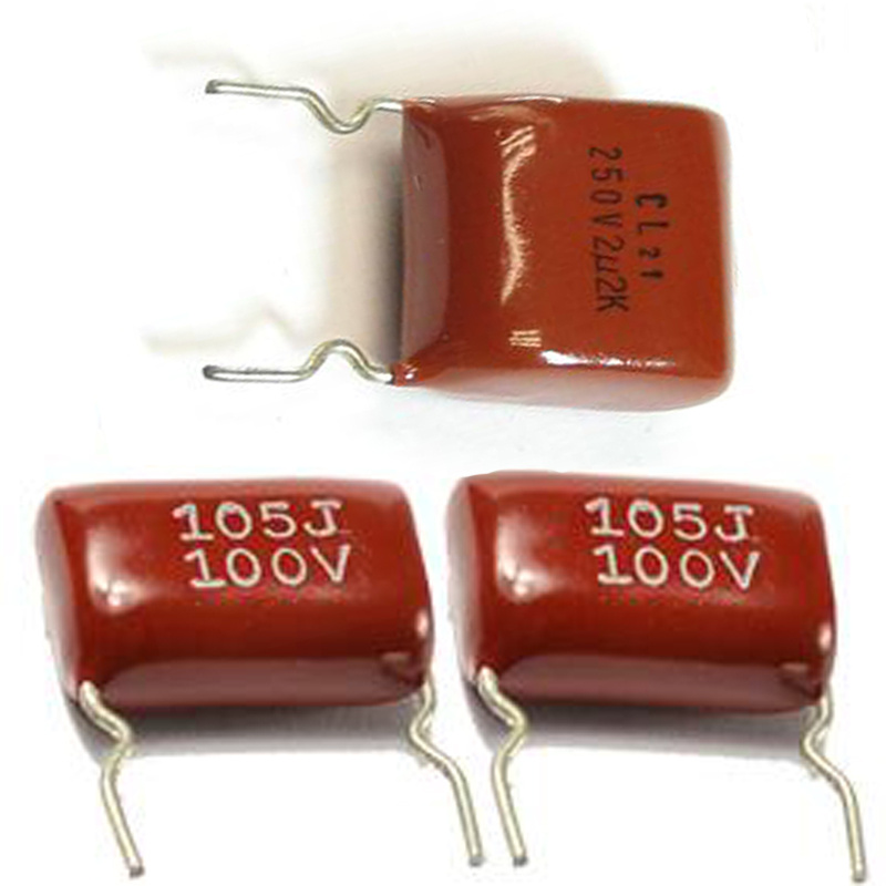 1UF 100V Metallized Polyester Film Capacitor