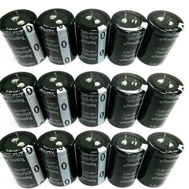 15UF 500V Snap-in Terminal Electrolytic Capacitor