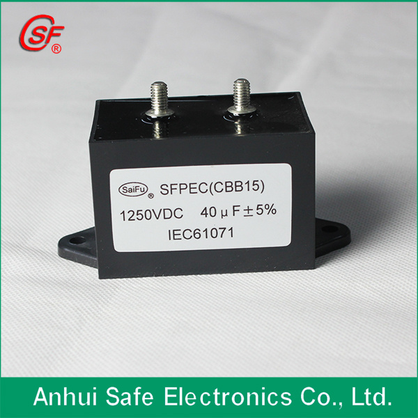 Metallized Polypropylene Film Capacitor Cbb15 for Power
