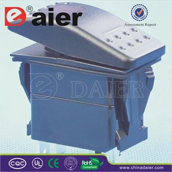 SGS IP67 12V LED Marine Rocker Switch