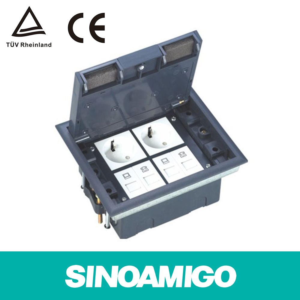 Access Floor Socket Plastic Floor Outlet Junction Boxes