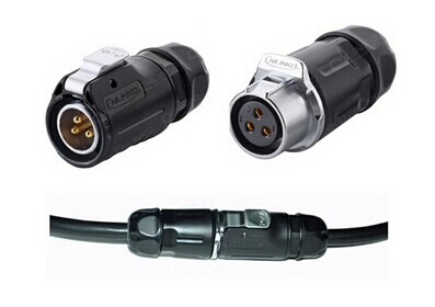 Waterproof Power Connector 3 Pin Circular Power Connector with UL Approved