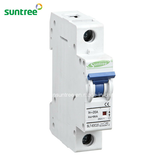 1 Pole DC250V Solar Electronic Circuit Breaker