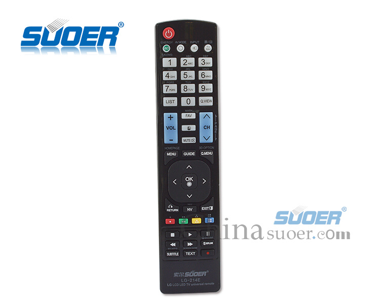 Suoer LCD LED Universal TV Remote Control for LG (LG-214E)