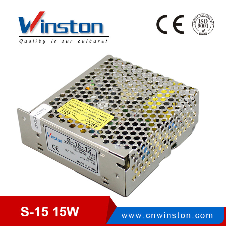S-15 Single Output Switching Power Supply with Ce RoHS