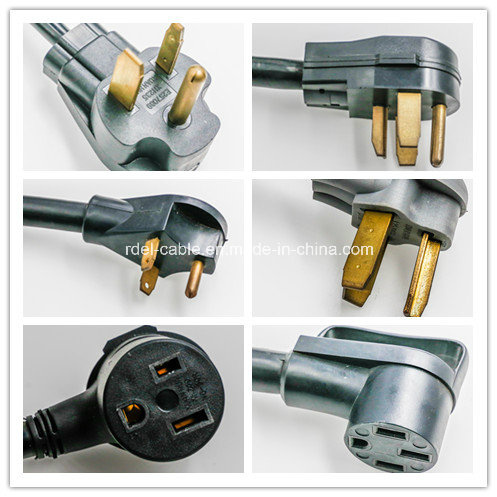 UL VDE Approval AC Power Cord Cable 6' 2/6 1/8 Srdt Range 50AMP
