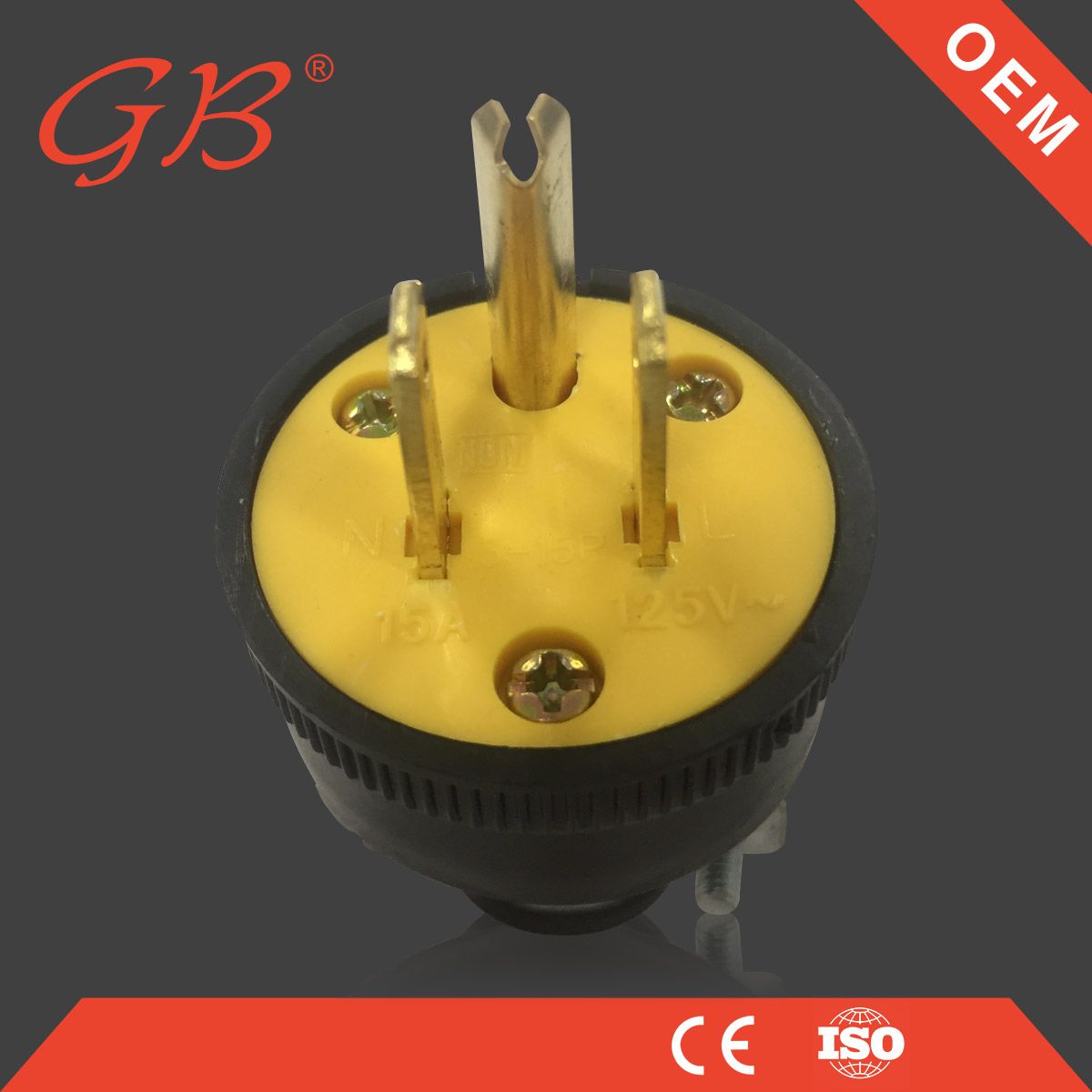 American Style Flat Power Plug