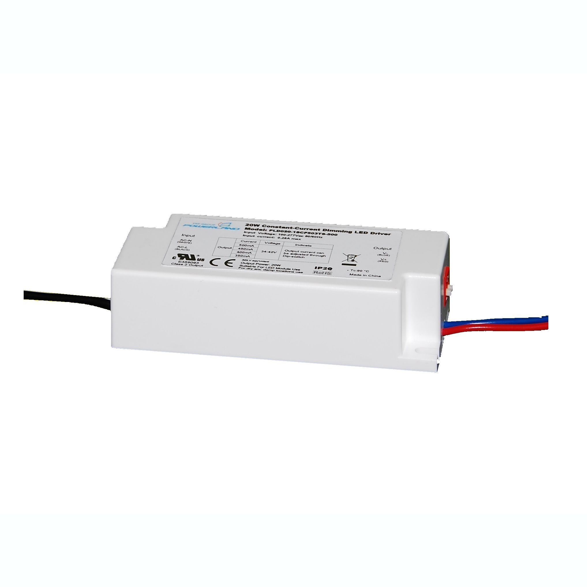 Constant Current Dimmable 15W 0.35A LED Power Supply