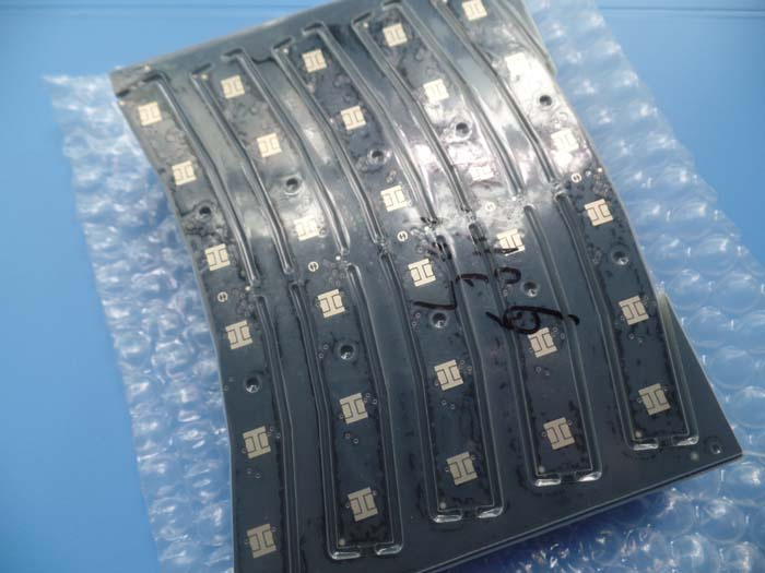 PCB Electronic Circuit Board Double Sided Warpage  0.32% Black Soldermask