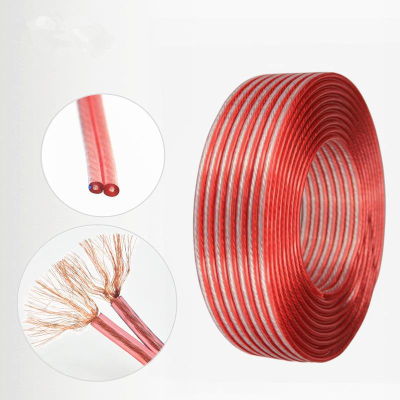 Transparent Speaker Cable 12AWG Speak Wire