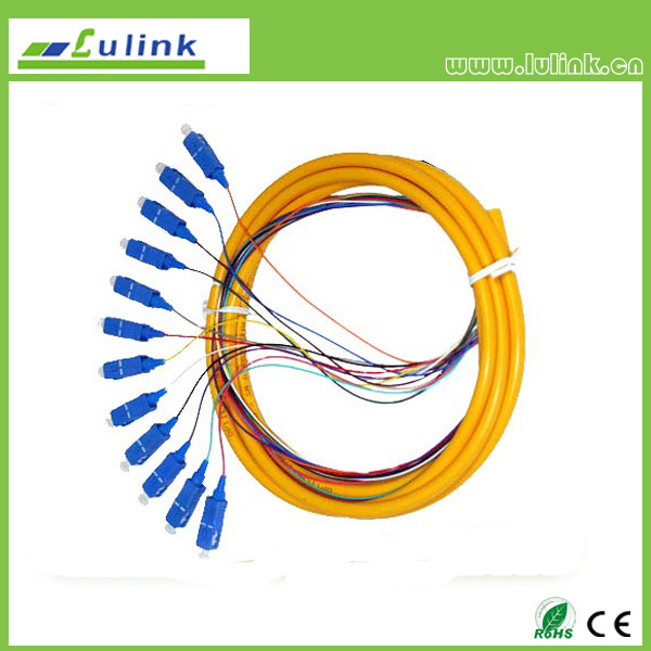 Sm mm APC Fiber Optic Pigtail Fiber Optic Patch Cord