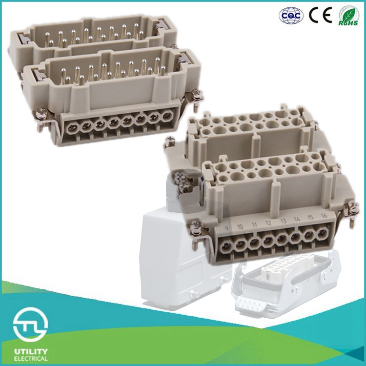 He 32 Pin 500V 16A Heavy Duty Waterproof Connector