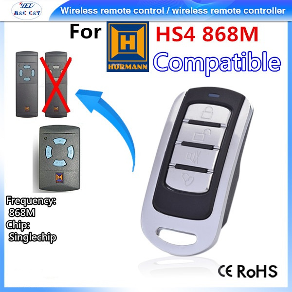 Universal Duplicator 868MHz Replacement for Hormann HS4/Hsm4 Remote Controls Yet074