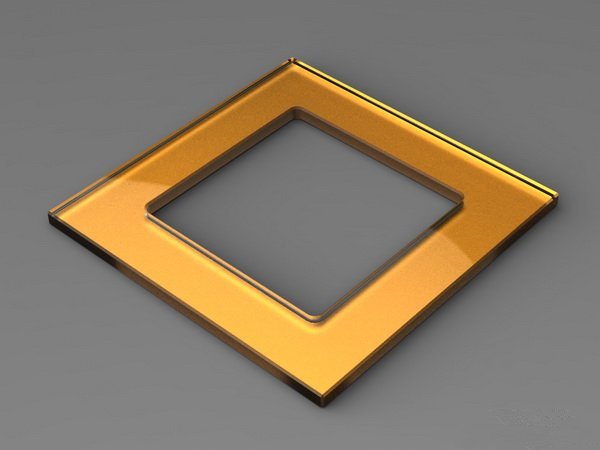 3mm 4mm Color Printed Modular Switch Panel Glass