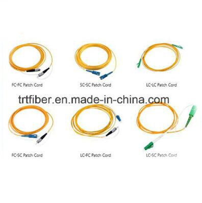 Sc/LC/St/FC Singmode Simpelx Fiber Optic Patchcord