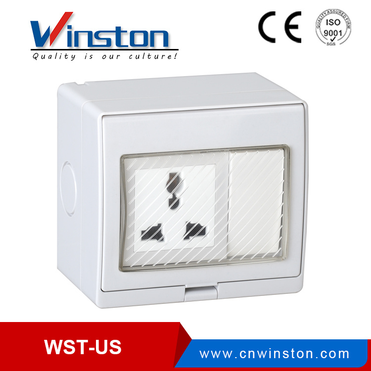 Multi Function Type 10A Waterproof Switch Socket