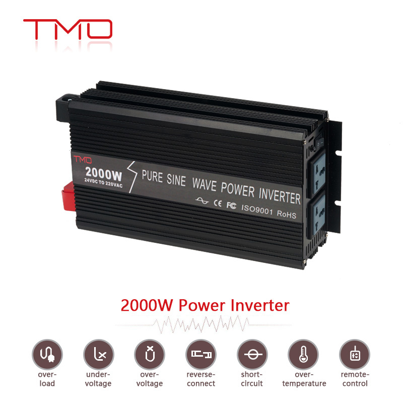 Chinese Pure Sine Wave 2000 Watts Peak Power 4000 Watts Inverter with Charge for Home Use