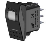 5 Pin with LED Light on-off Rocker Switch