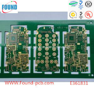HDI PCB Mobile Phones of 8 Layer with Immersion Gold