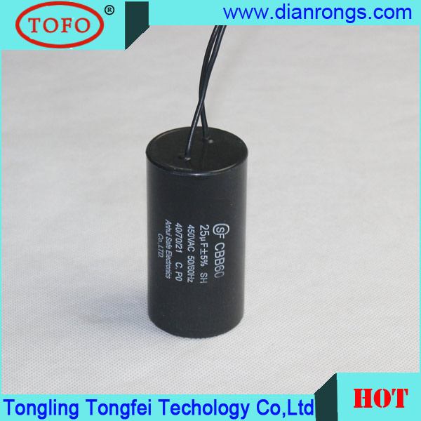New Arrival Water Cooled Cbb60 Motor Run Capacitor 16UF 450V