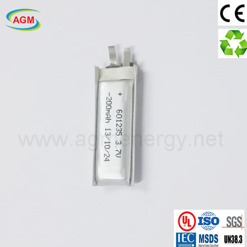 Pl601235 3.7V 200mAh Stable Suppliers Quality Lithium Polymer Battery