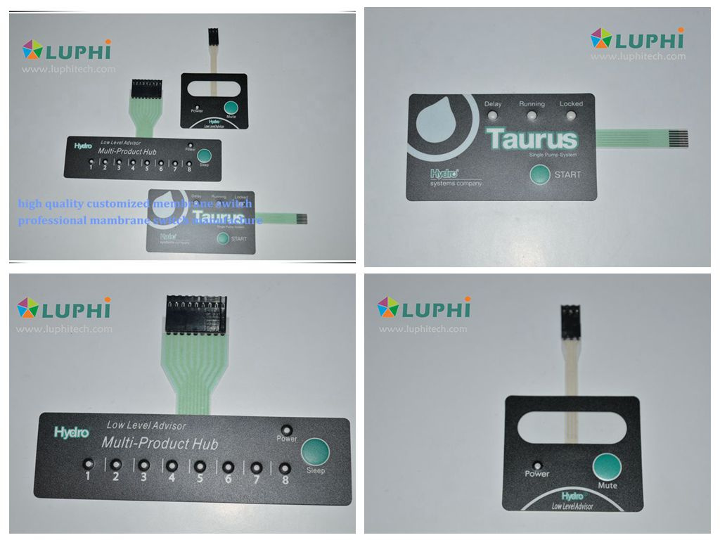 Waterproof Customized Backlighting Membrane Switch (MIC-0189)