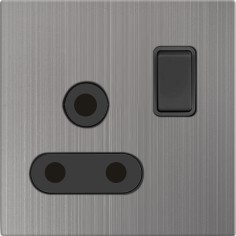 M115 1 Gang 15A Switched Socket