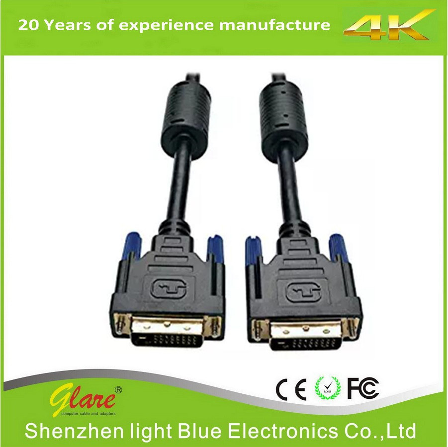 Factory Supply Single Link DVI18+1 Cable