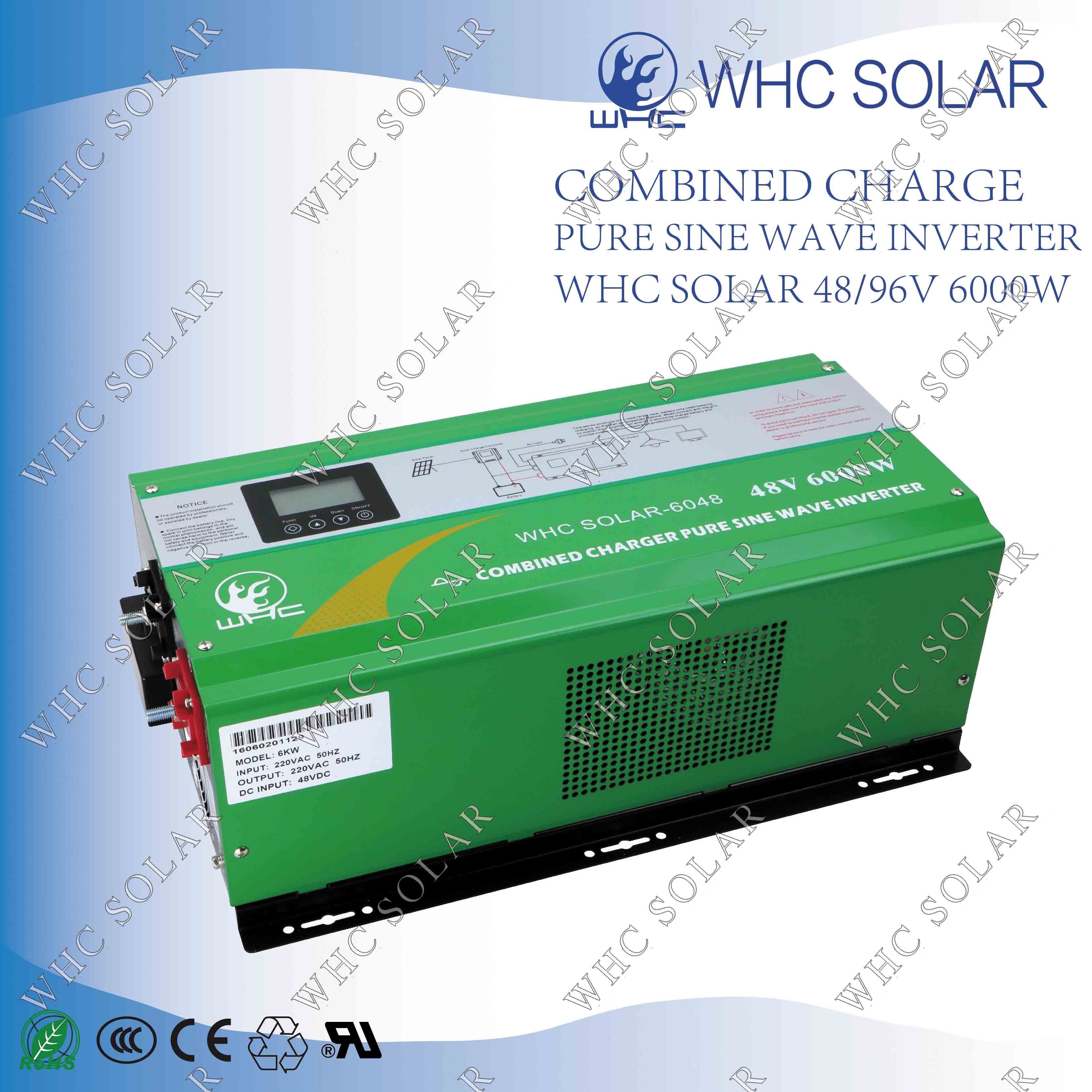 off Grid Solar Cell Inverter with Charger 48V/96V 6000W