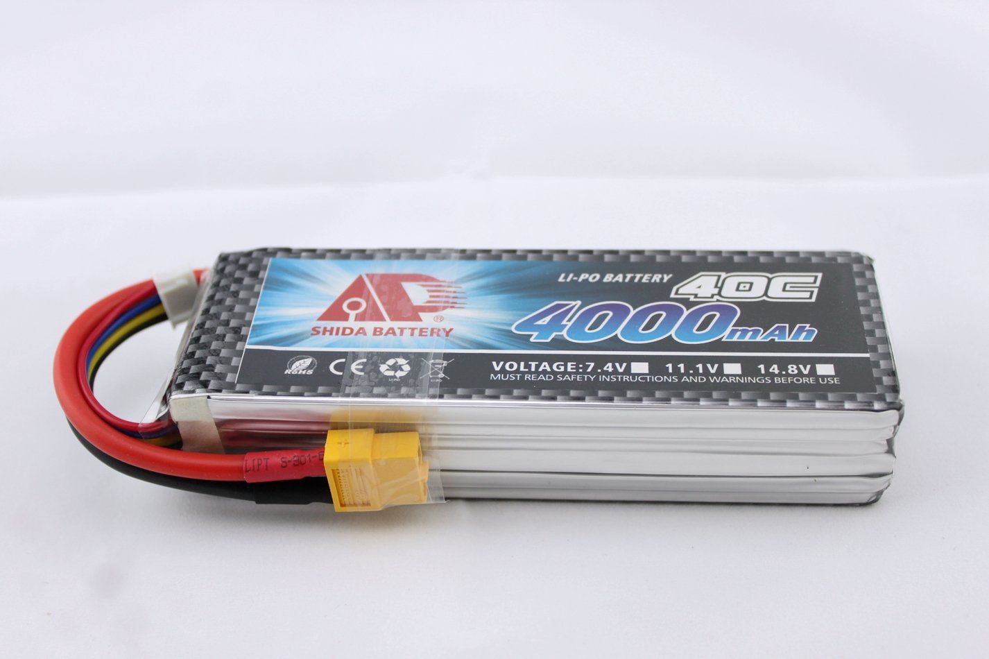 Fpv Drone 4000mAh High Rate 40c 11.1V Lithium Polymer Battery