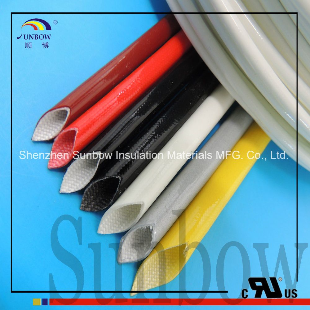 High Temperature Resistant Silicone Rubber Fiberglass Wire Sleeve