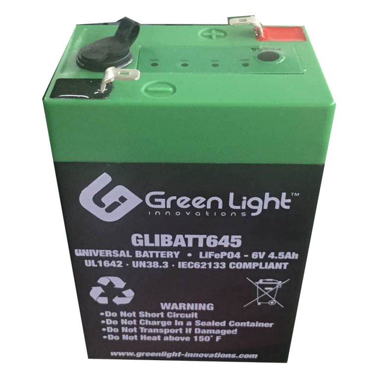 6.4V 6V 4.5ah 5ah Lithium Ion Backup Battery Power Bank