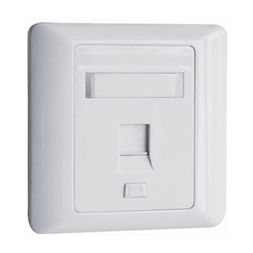 Single Port Faceplate/Wall Plate in 86 Types