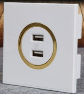 Germany USB Wall Socket, USB Wall Charger Socket