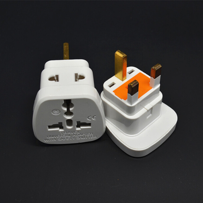 Universal Au Us EU to UK Plug Travel Wall AC Power Charger Outlet Adapter 250V 13A Transform Plug with Safety Shutter