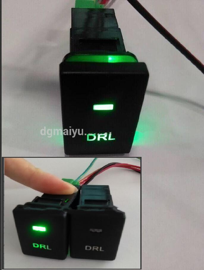 Toyota Button Switch/ Dual LED Color Push Button Switch