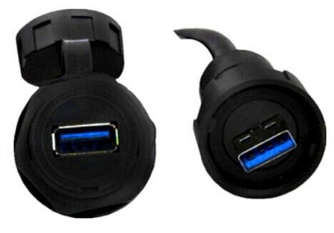 Waterproof IP65 USB3.0 Cable Connector