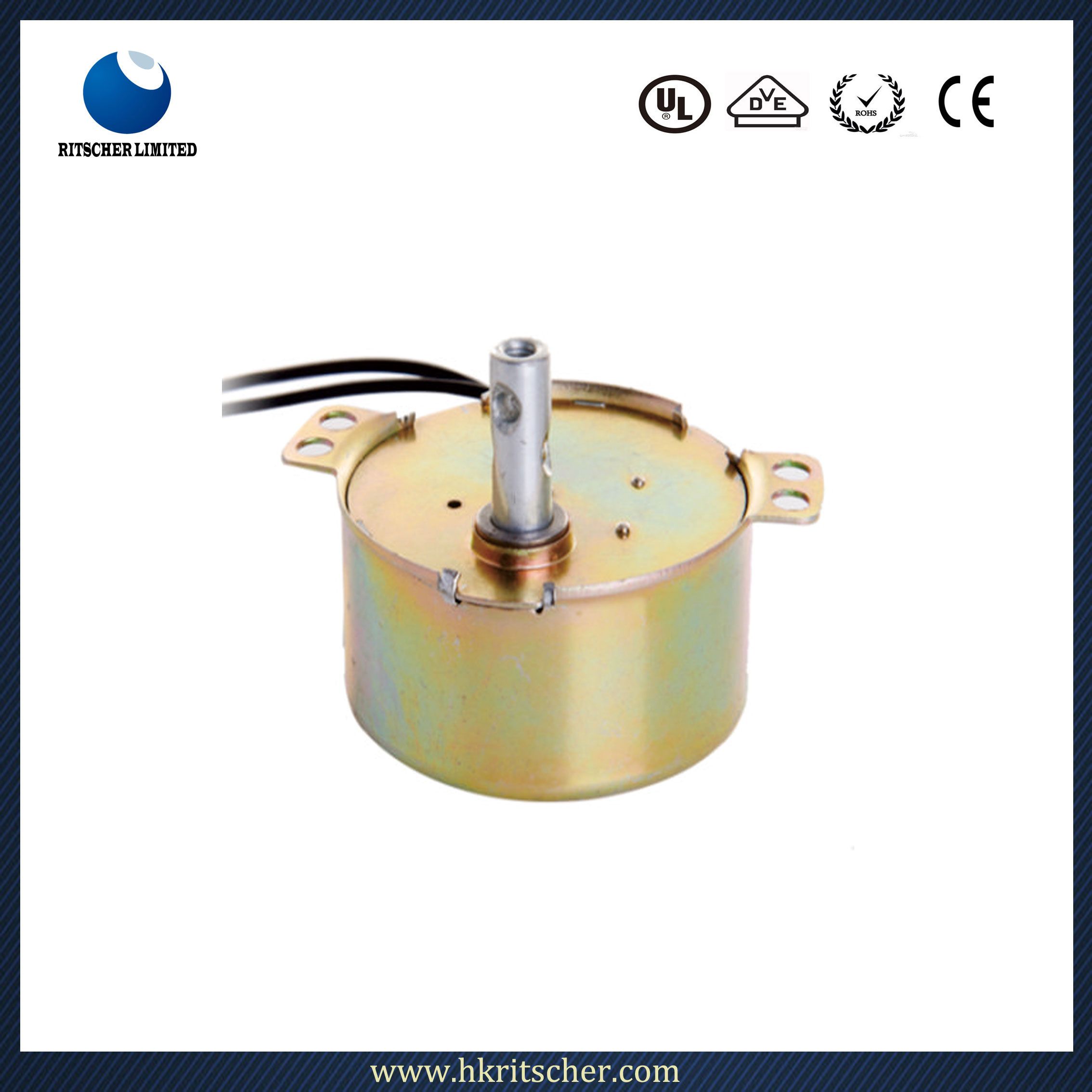 5/6 Rpm Vibration Low Power Synchronous Motors for Quarz Hearter