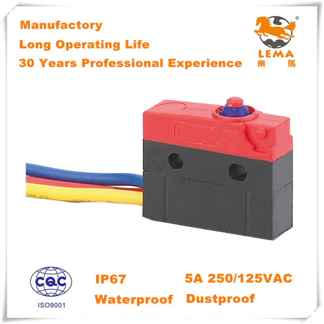 Lema Kw12f-0c Waterproof IP67 Micro Switch