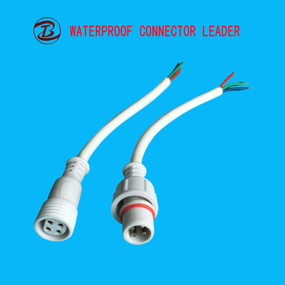 Professional Design and Technology IP67 4 Wire LED Cable Connector